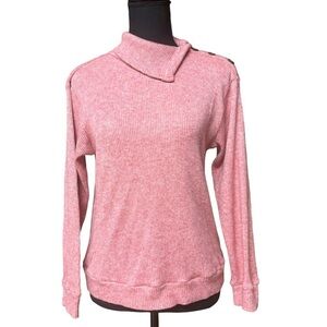 NOUVIDA RIBBED LONG SLEEVE IN MAUVE SIZE SMALL